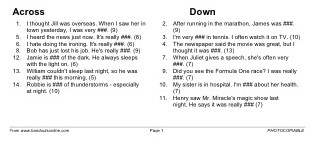 An Emotional Crossword (part 3)