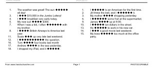 Past Simple Irregular Verb Crossword (part 3)