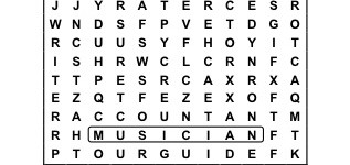 Occupations Wordsearch  (part 2)