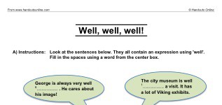 Well, well, well! (part 1)